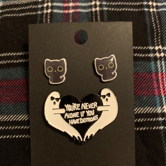 👻🖤You’re never alone if you have demons🖤👻 Pin - Picture 3 of 4